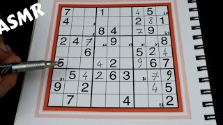 ASMR Relaxing SUDOKU Solving (Whispering) Episode 6 screenshot 4