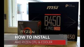 How to Install AMD Ryzen CPU and Wraith Stealth Cooler