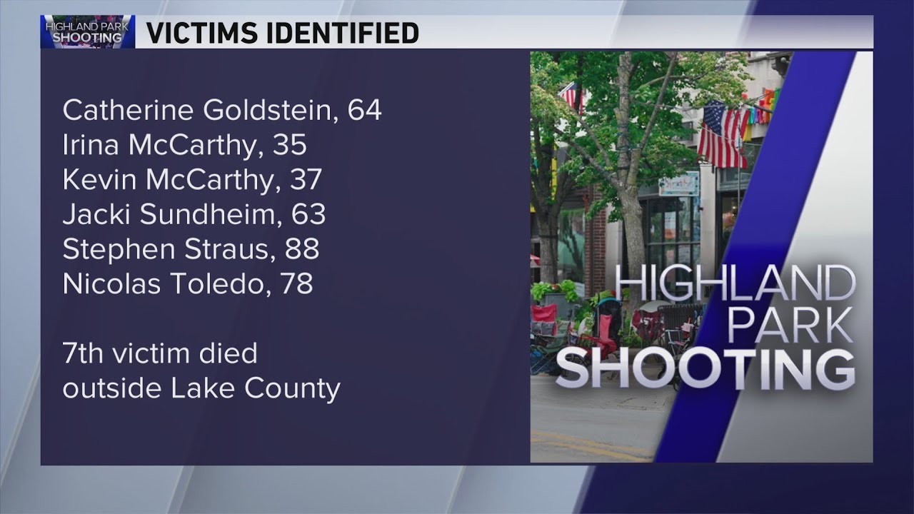6 of 7 Highland Park parade shooting victims ID'd