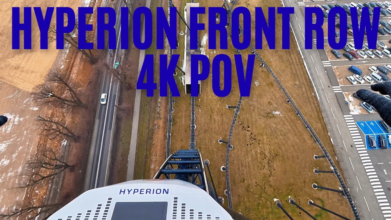 Hyperion, EnergyLandia - Front Row 4K POV
