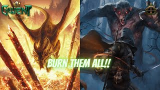 GWENT | Annoying Unitless Deck Come Back! Bombs And Dragons 11.7 To Burn Them All