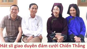 .Gái Lộc Bình và trai Tân Thành hát sli đám cưới Chiến Thắng