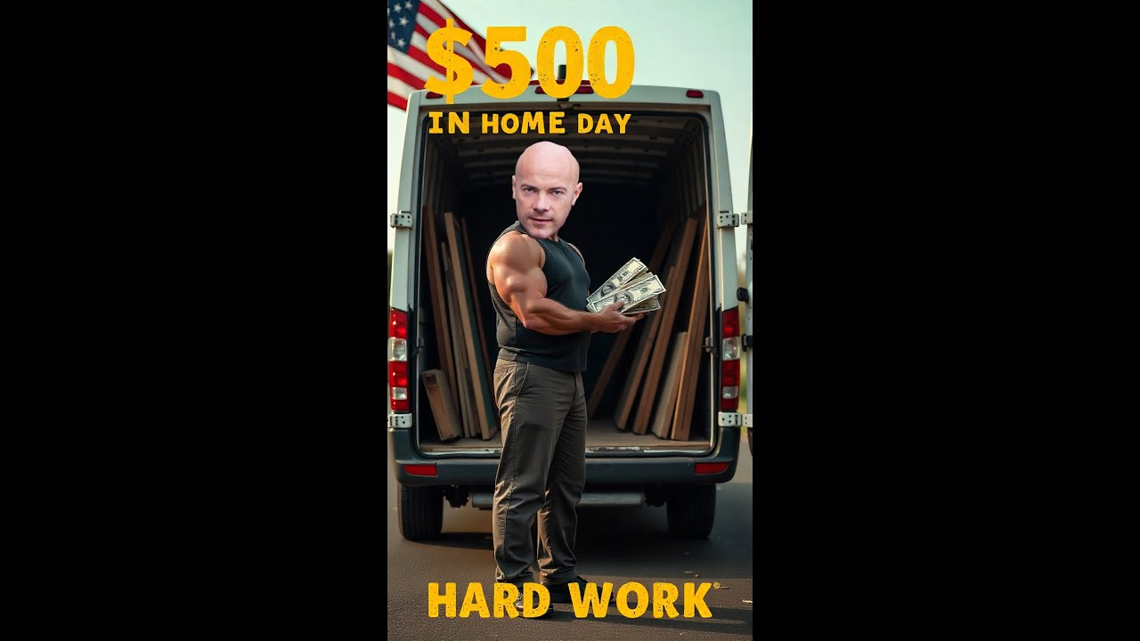 I Made $500 in One Day Hauling Trash in the USA! Full DAY