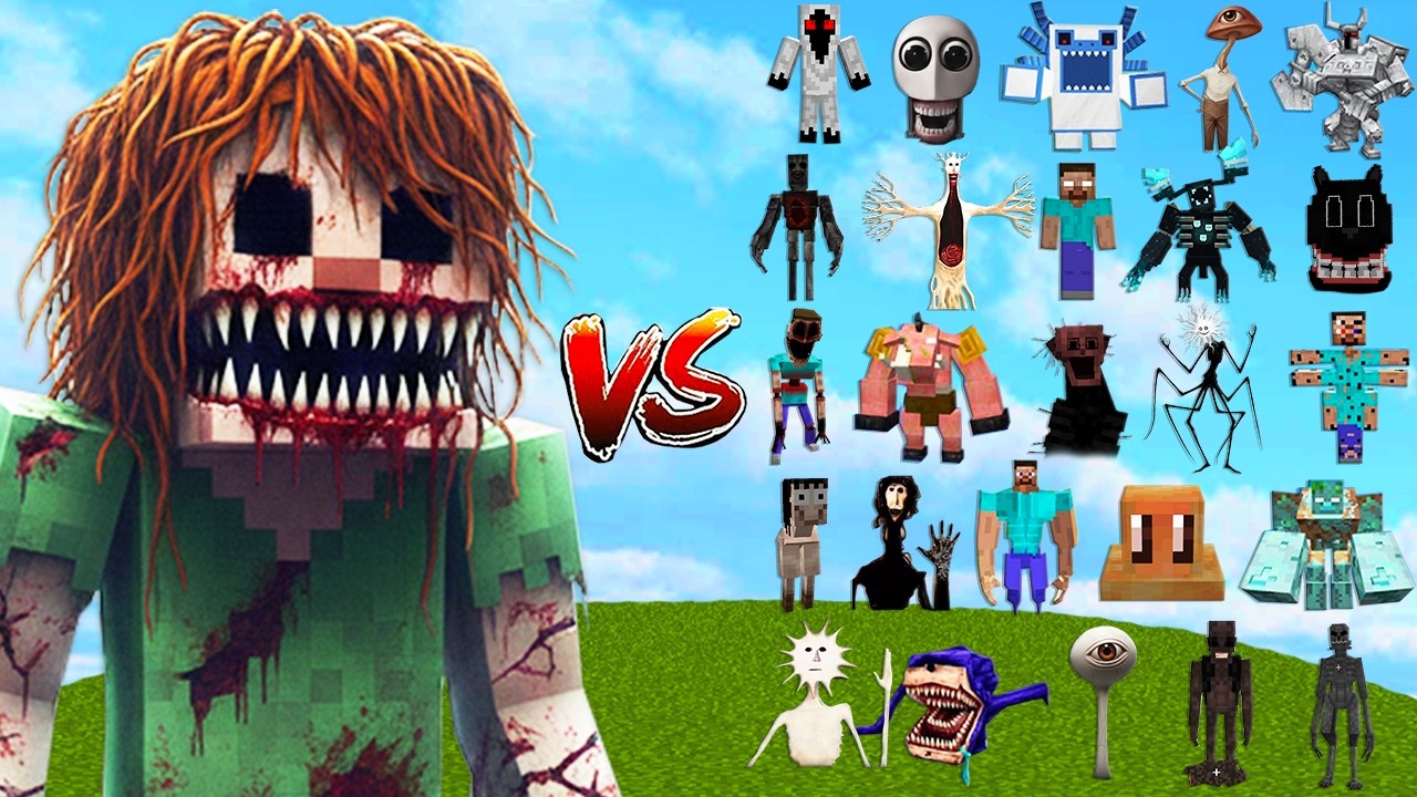 ALEX MIMICER vs All Minecraft Bosses | Minecraft Mob Battle