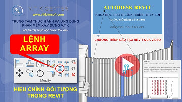 REVIT THỦY LỢI - Tips&Tricks.001- THỰC HÀNH LỆNH ARRAY (Radial & Linear)