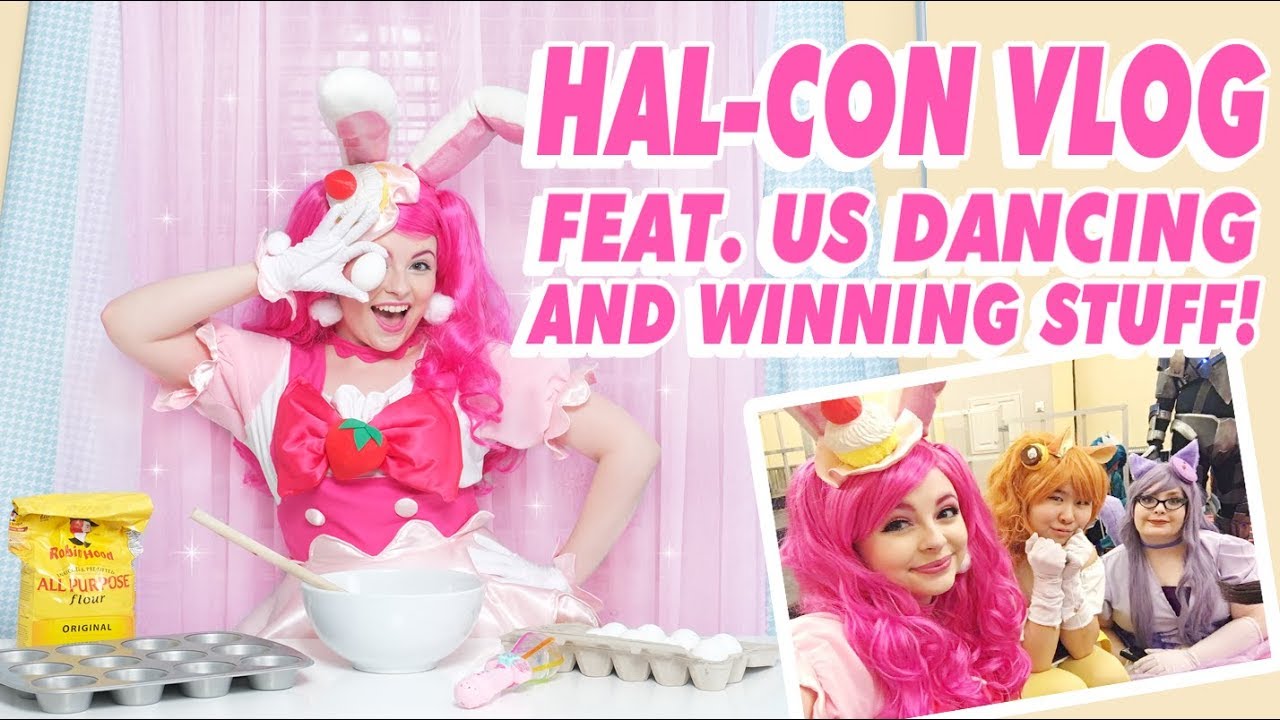HAL-CON VLOG! ♡ COSPLAY CONTEST AND PIXIE IN A MAID CAFE!