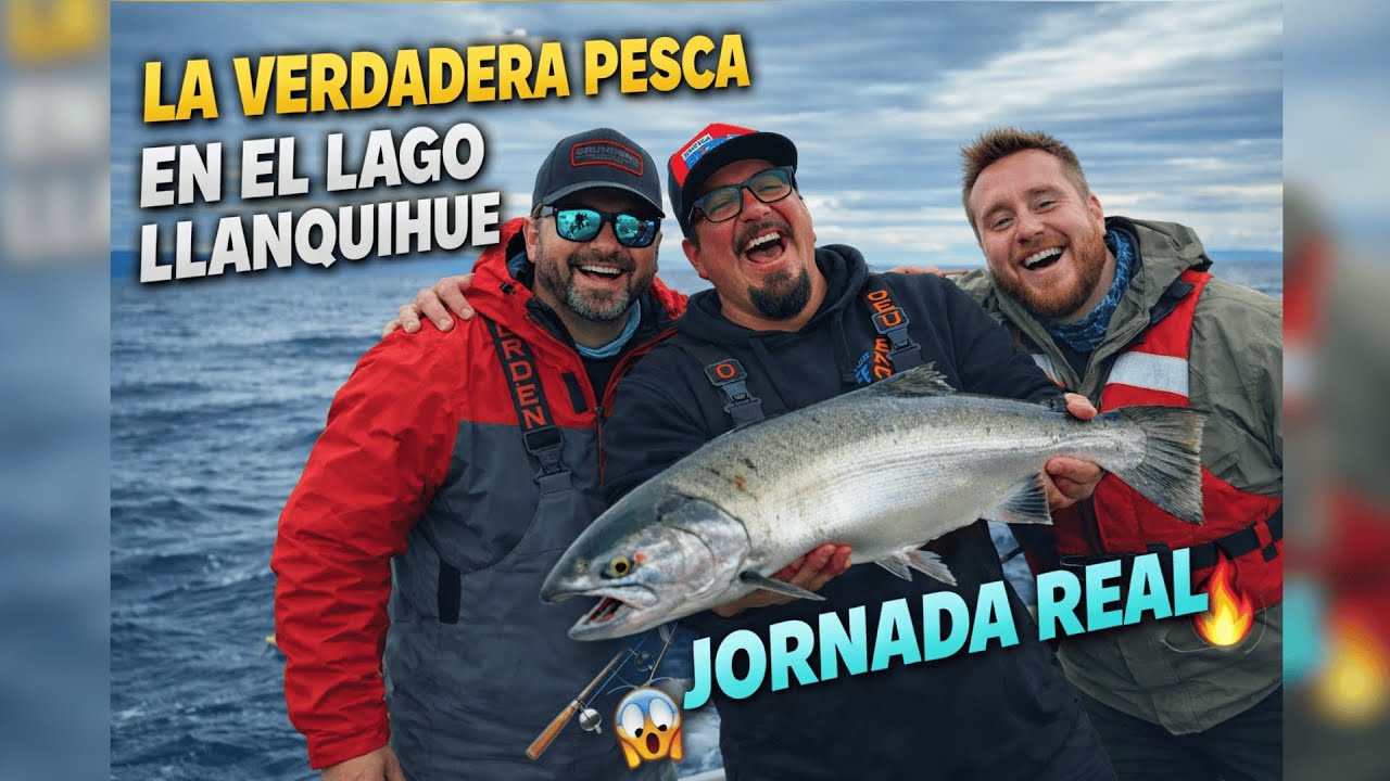 La verdadera pesca en el Lago Llanquihue | Jornada REAL 🎣🔥