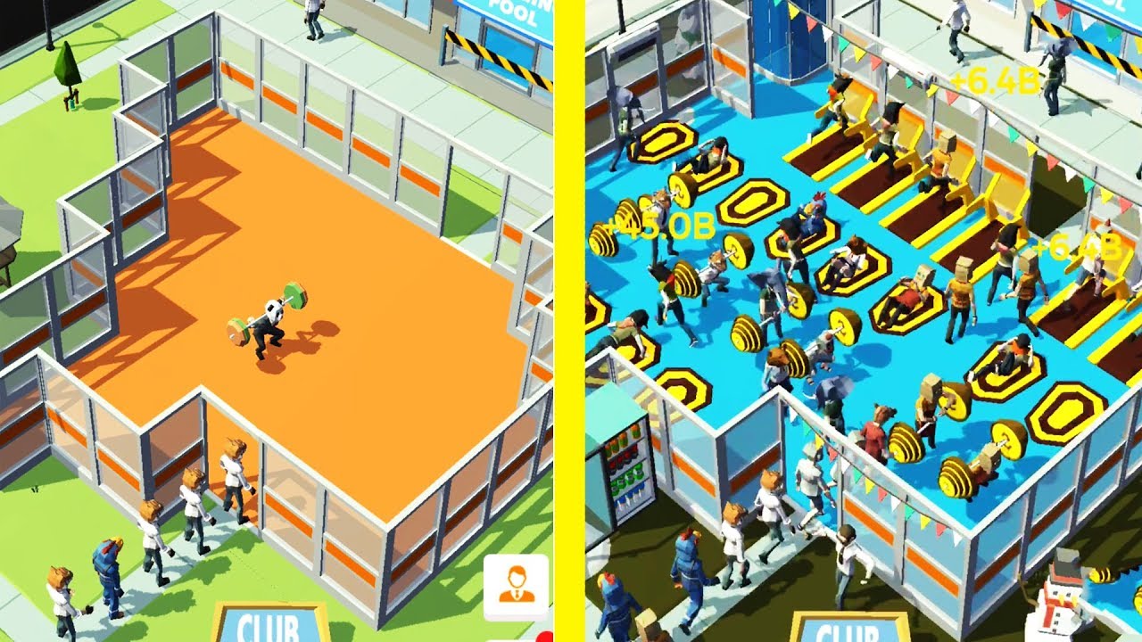 Idle Gym Is This Max Level Gymer Room Evolution Idle Gym Level