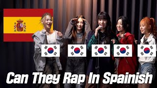 Can Korean Idol Rap In Spanish? l FT. YOUNG POSSE