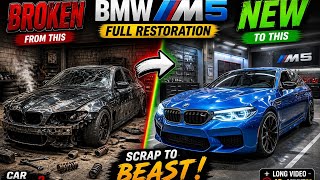 From Trash to Supercar! BMW M5 Full Transformation 🚗💨