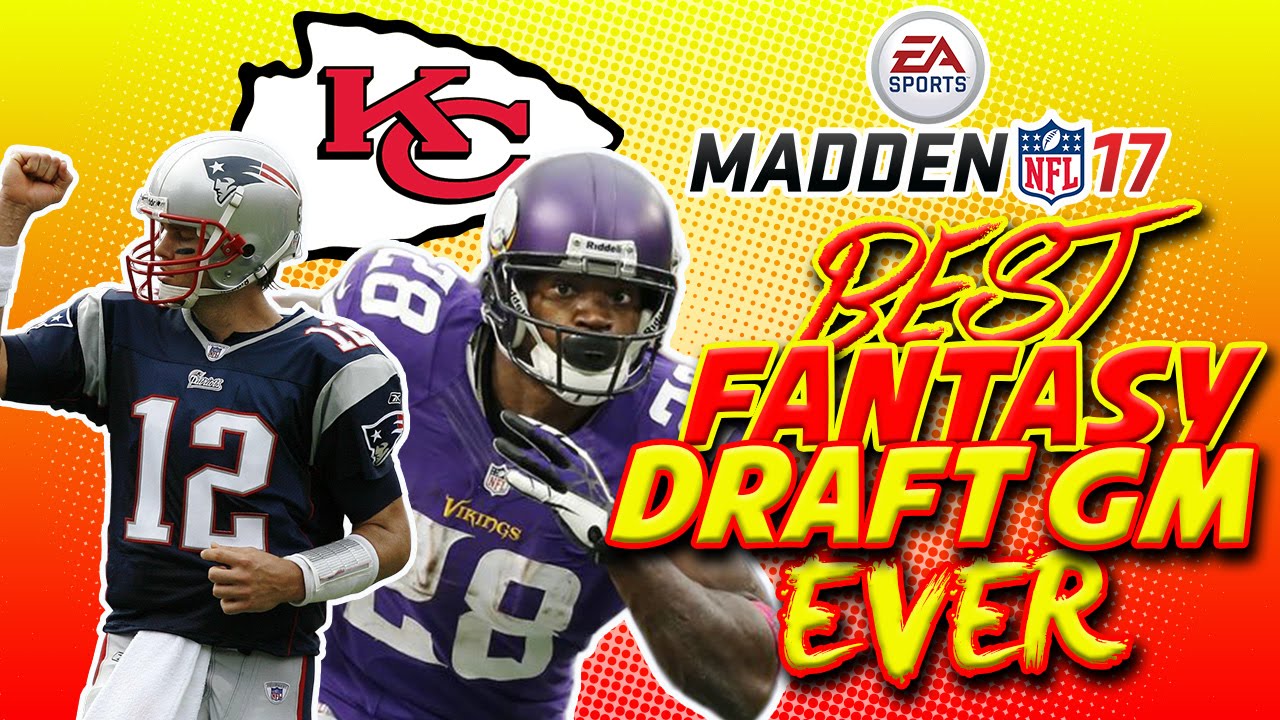 Madden 17 Fantasy Franchise Mode Draft GREATEST FANTASY ROSTER EVER ASSEMBLED