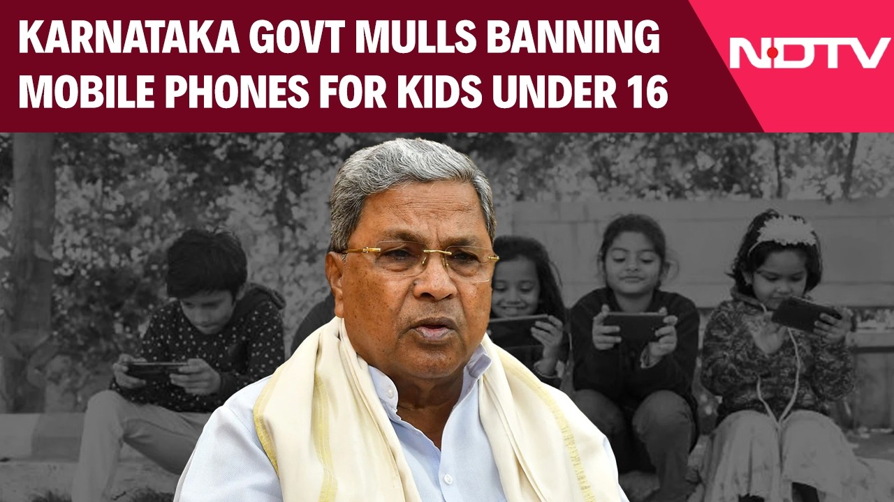 Karnataka News | Siddaramaiah Govt Mulls Mobile Phone Ban For Students Under 16