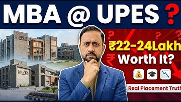 UPES Dehradun MBA Review 2026 | ₹22–24 Lakh Fees vs Reality | Placements, ROI & Truth