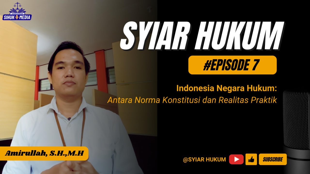 Negara Hukum Indonesia: Antara Ideal Konstitusi dan Realitas