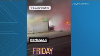 4 hospitalized after car crashes through DeKalb County gas station, causing dramatic flare-up