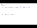 Understanding Factoring and the Greatest Common Factor