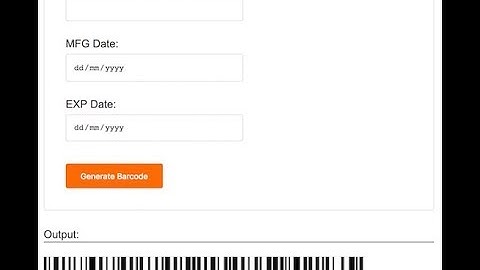 How to Create Barcode Generator using PHP