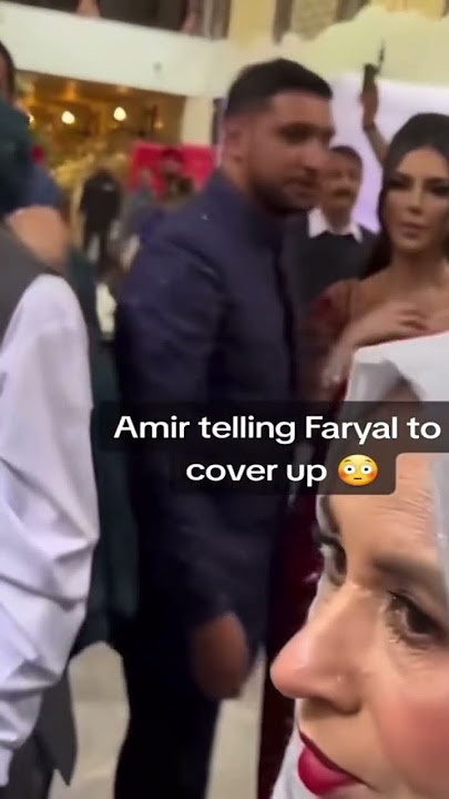 When you’re surrounded by your Desi relatives & friends,Amir Khan,Faryal Cover that Pls #AmirKhan