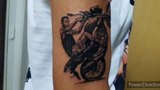 Moto tatuagem do grau 244