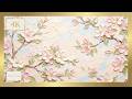Cherry Blossom Wildflower Impasto | 4K Frame TV Art | 3h Silent Screensaver