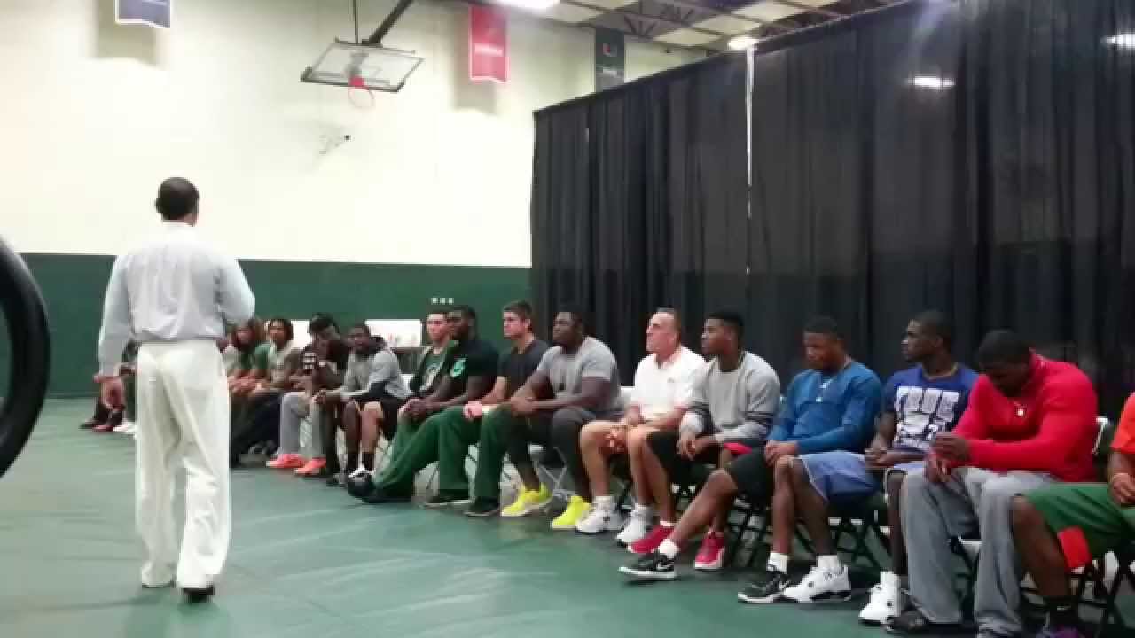 UM Football Team Hypnotized by Lenny Moore Pt 1 of 3 YouTube