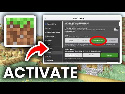 How To Activate Vibrant Visuals In Minecraft Bedrock - Full Guide