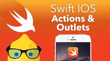 Swift IOS Tutorial Actions & Outlets - XCode 6 IOS 8 Geeky Lemon Development