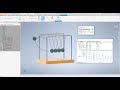 AutoDesk Inventor 2021 Newton Cradle Dynamic Simulation Tutorial