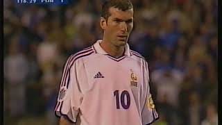 Europei 2000 Francia-Portogallo rigore Zidane - Euro 2000 France-Portugal Zidane penalty