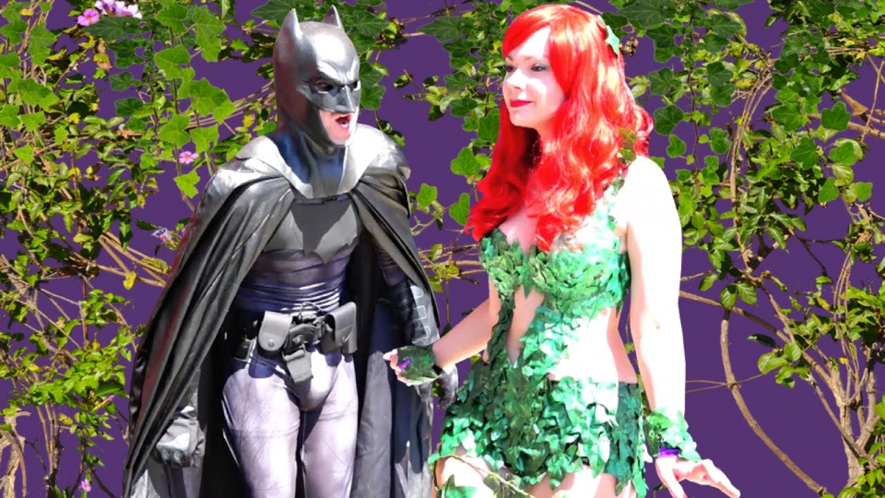 BATMAN vs POISON IVY! Real Life Superhero Movie! - MELF - YouTube