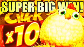 ★HUGE WIN!!★ X10 BIG FAT CHICKEN!!! 🤑 CLUCK CLUCK CASH Slot Machine (AGS) screenshot 3