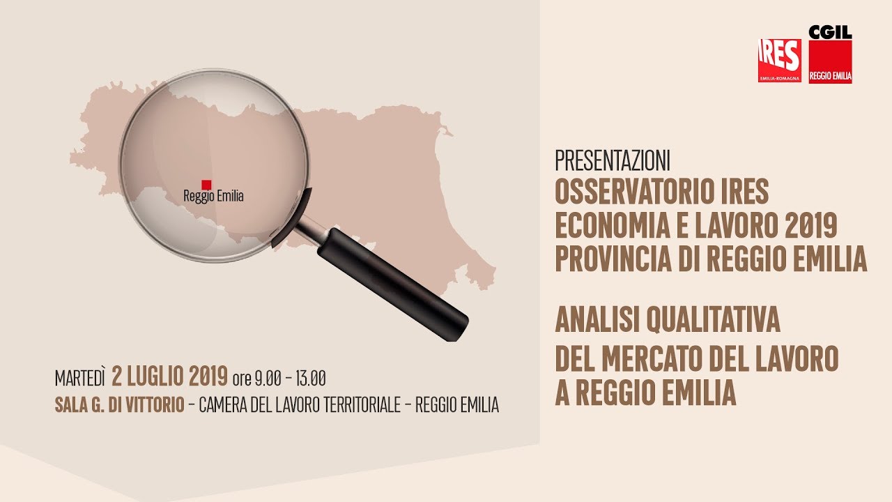 Presentazione Osservatorio Ires Su Economia E Lavoro 2019