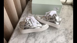 Lanvin Silver Curb Metallic Effect Sneakers Review