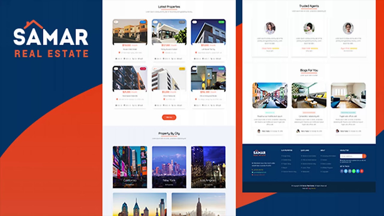 Samar Real Estate - Bootstrap 4 Light Theme | Themeforest Website Templates and Themes
