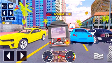 Tuk Tuk auto rickshaw driver game - 3D auto rickshaw driving game - Android iOS Gameplay #11