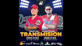 ?Pomares2023 -CHONTALES  VS DANTOS- JUEGO 3- ⚾️