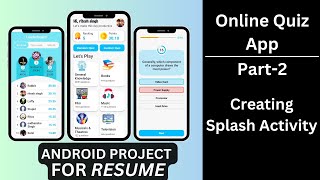 Online Quiz App || Part-2 || Android Project For Resume || Open Trivia Database || Android Studio