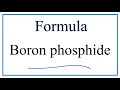 Boron Phosphide and Its Properties
