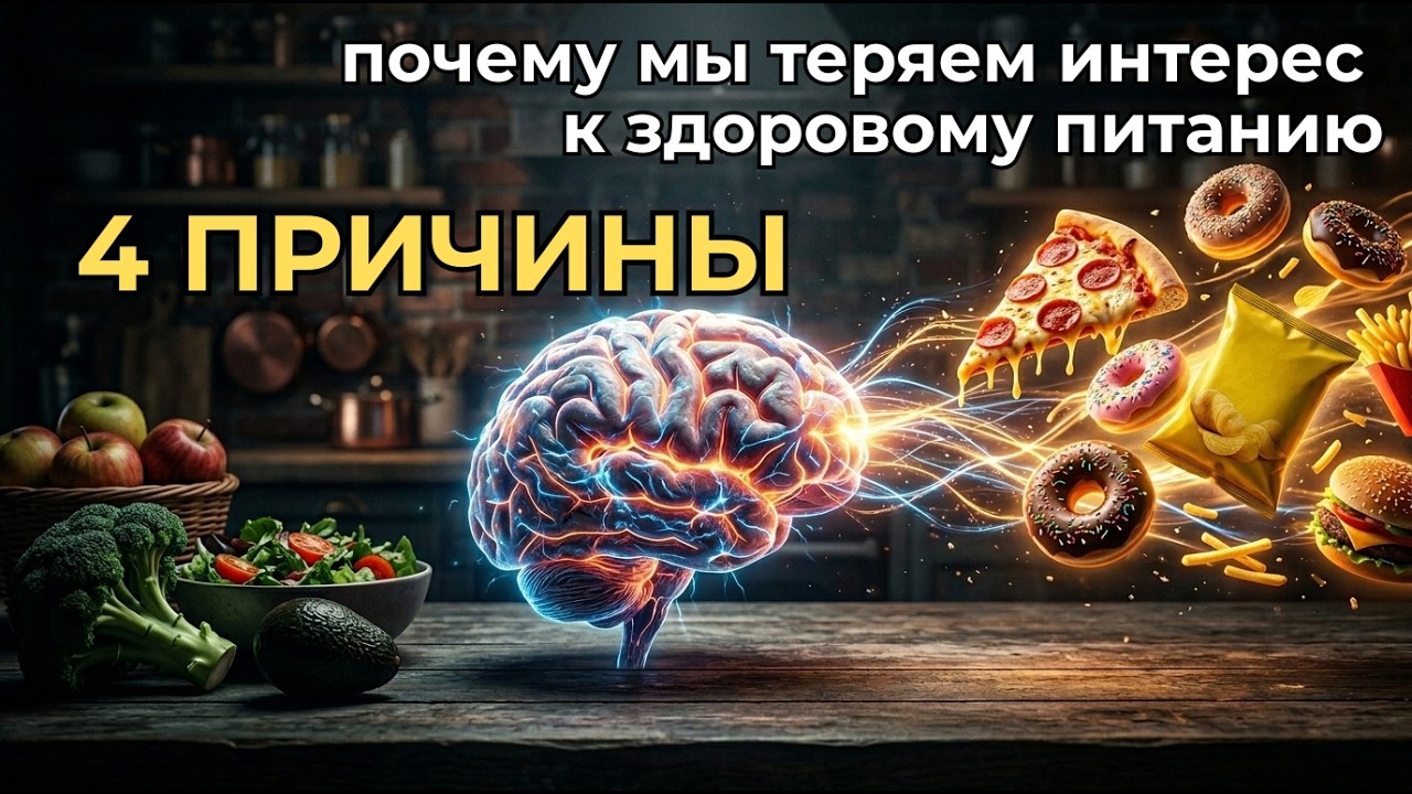 🧠 Мозг обманывает тебя 4 способами… Вот как он заставляет срываться