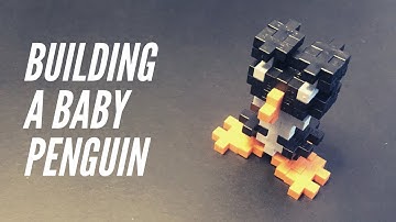 Plus-Plus: Baby Penguin Step by Step Instructions 🐧