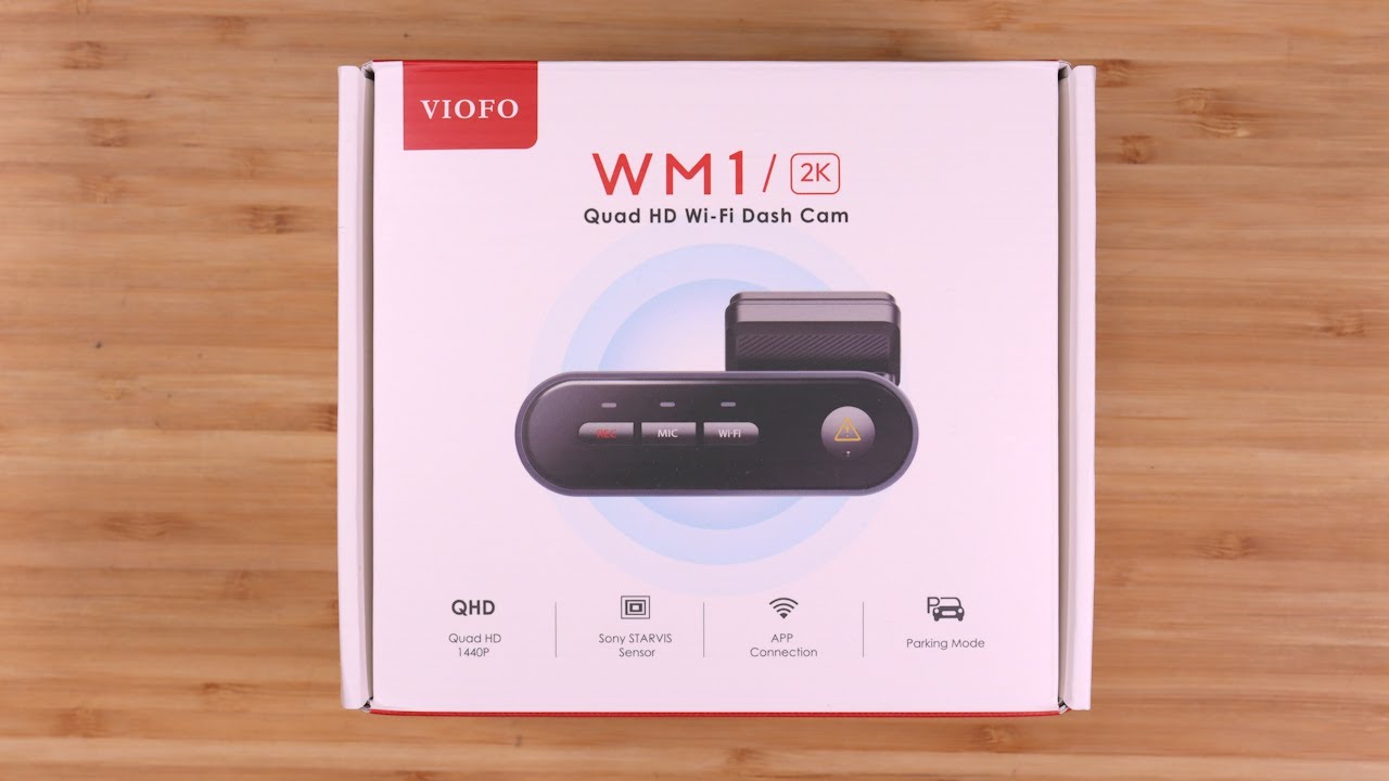 VIOFO WM1 2K Quad HD 1440P 30FPS Smaller WiFi GPS Dashcam with