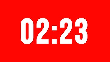 2 Minute 23 Second Timer With Alarm Without Music