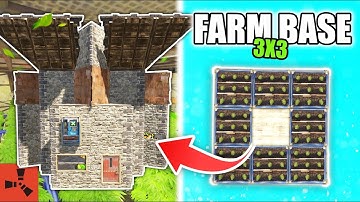 How to Build the ULTIMATE 3x3 FARM BASE – Rust 2025 Tutorial