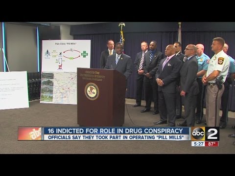 16 Indicted in Maryland 'pill mill' conspiracy