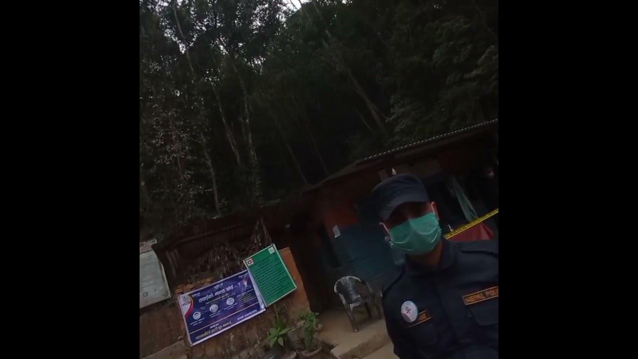 caught by Agressive Nepal police in lockdown.