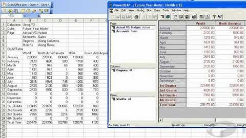 OLAP Table [PowerOLAP Excel Integration #2]