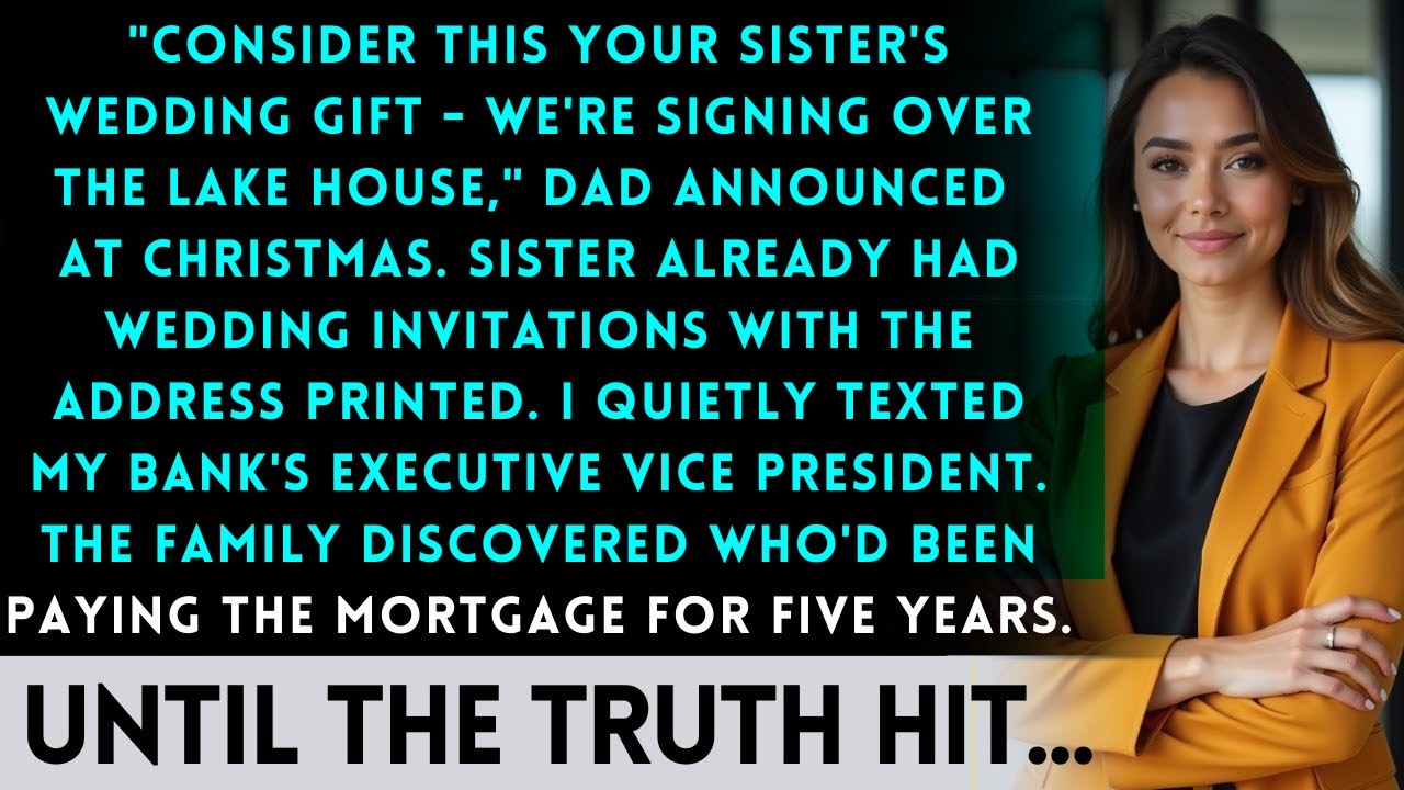 At Christmas Dinner, They 'Gifted' My House To My Sister — Until The Mortgage Documents Arrived