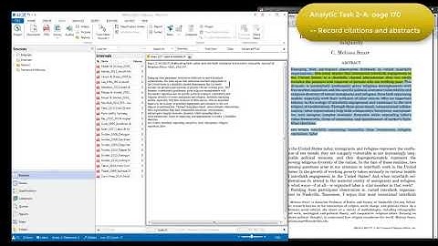 Using NVivo for a literature review, part 1 | Qualitative Data Analysis Services