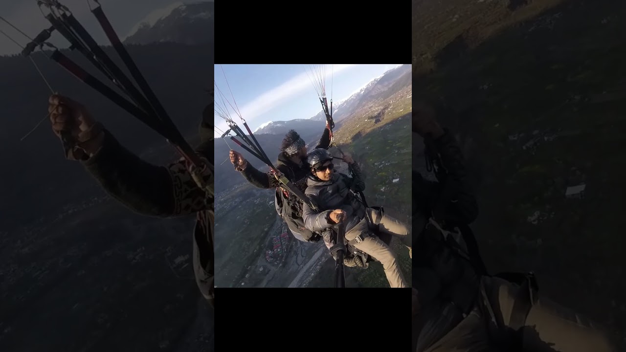 Paragliding for the First Time Gone Wrong 🔴| ⚠️ Near Death Experience During Paragliding  #shorts