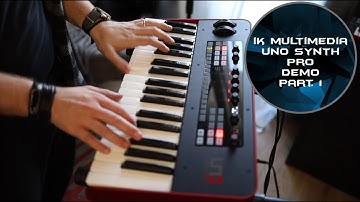 IK Multimedia Uno Synth Pro Demo Part. 1 | No Talking | @ikmultimedia